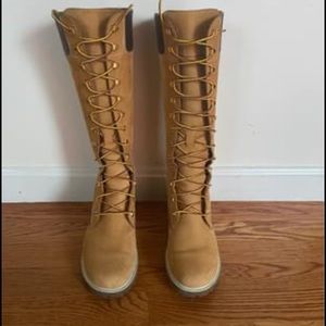 Womens Timberland Lace Up Boots